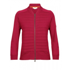 Mikina Icebreaker Women ZoneKnit™ Insulated LS Zip Hoodie