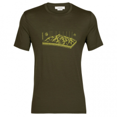 Tričko krátky rukáv Icebreaker Men Tech Lite II SS Tee Alps 3D