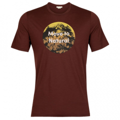 Tričko krátky rukáv Icebreaker Men Tech Lite II SS Tee Natural Alps