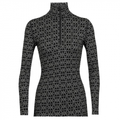 Tričko dlhý rukáv Icebreaker Women 250 Vertex LS Half Zip Alpine Geo