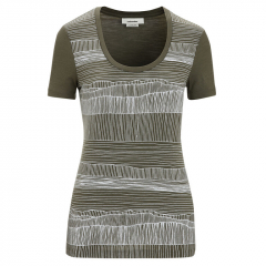 Tričko krátky rukáv Icebreaker Women Tech Lite II SS Scoop Tee Reflection Lines