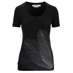 Tričko krátky rukáv Icebreaker Women Tech Lite II SS Scoop Tee Plume