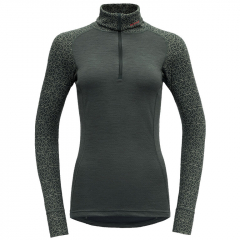 Tričko Devold DUO ACTIVE WOMAN ZIP NECK