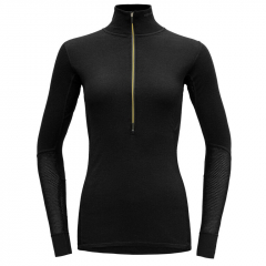 Tričko Devold Wool Mesh Woman Half Zip Neck