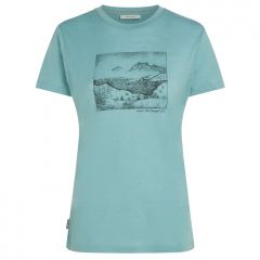 Tričko Icebreaker Women 150 Tech Lite SS Tee Lake View
