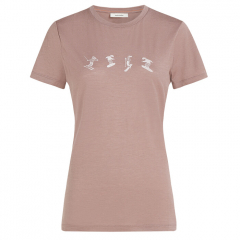 Tričko Icebreaker Women 150 Tech Lite SS Tee Snow Day