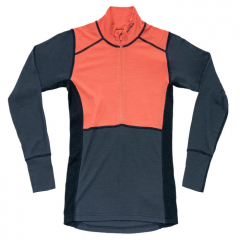 Tričko Devold LAUPAREN 190 ZIP NECK women