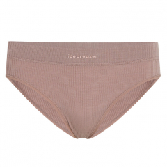 Nohavičky Icebreaker Women Rib Lotus Hipster