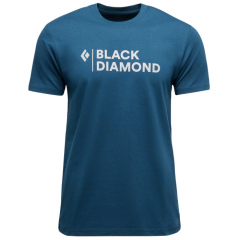 Tričko Black Diamond Men MINI STACKED SS TEE