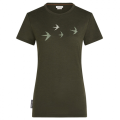 Tričko krátky rukáv Icebreaker Women's Merino 150 Tech Lite SS Tee Bird Transit