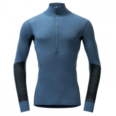 Tričko dlhý rukáv Devold WOOL MESH 190 ZIP NECK Men