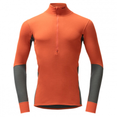 Tričko dlhý rukáv Devold WOOL MESH 190 ZIP NECK Men