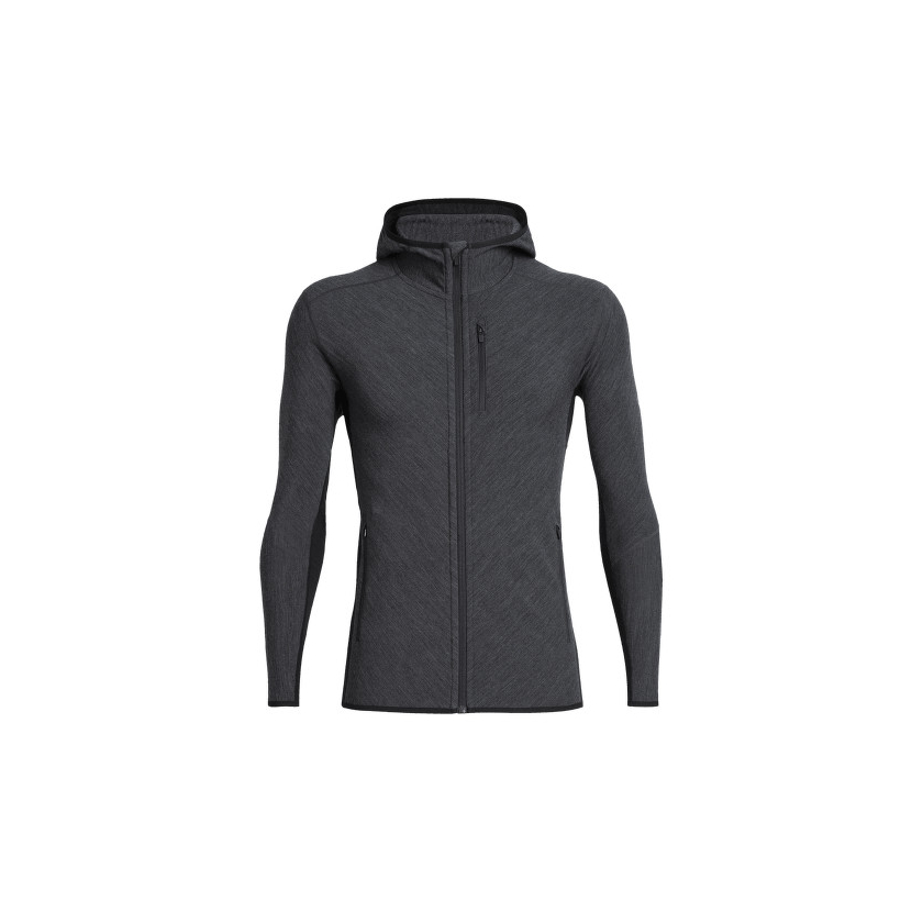 Mikina Icebreaker Mens Descender LS Zip Hood