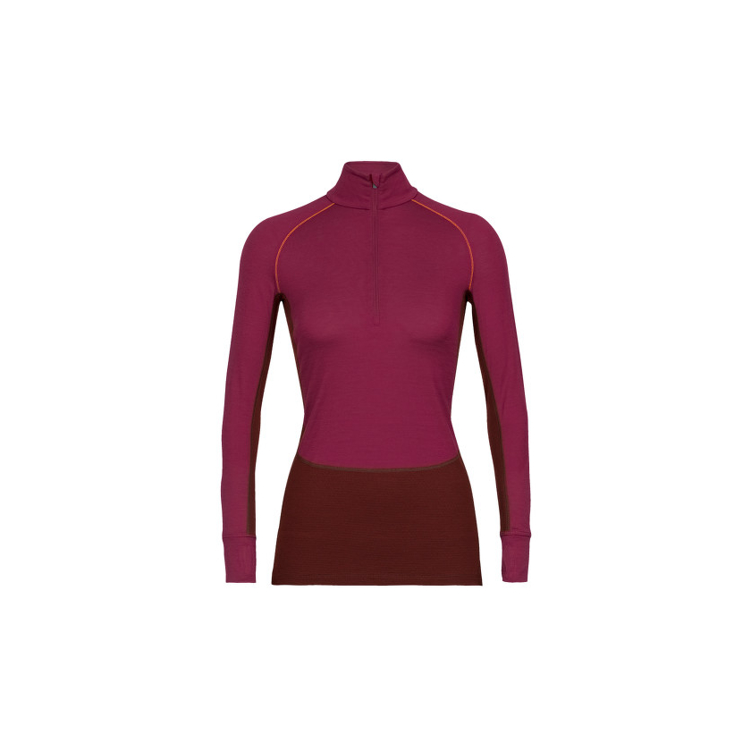 Pulóver (3/4 Zapínání) Icebreaker Women ZoneKnit™ 260 LS Half Zip