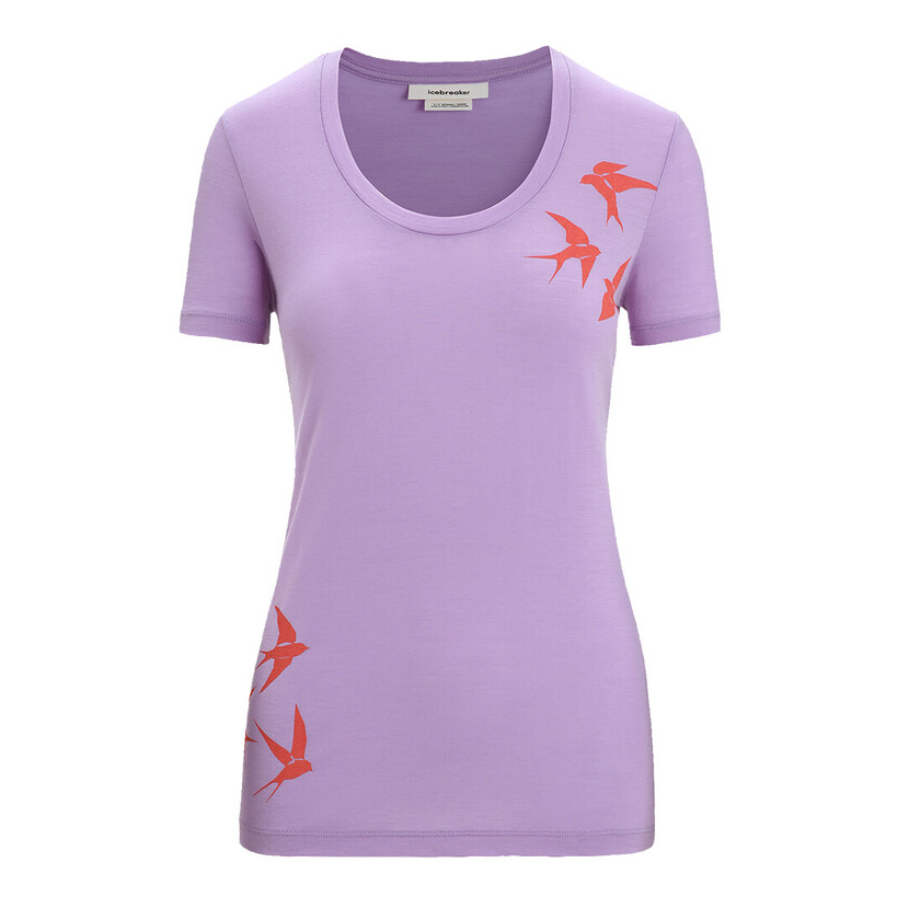 Tričko krátky rukáv Icebreaker Women Tech Lite II SS Scoop Tee Shapes