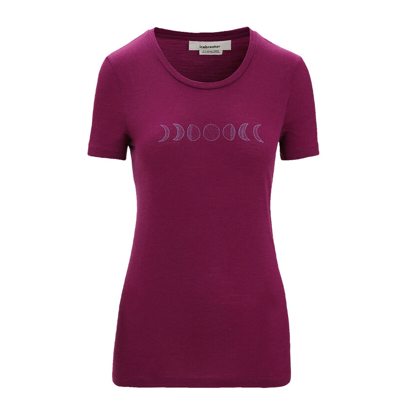 Tričko krátky rukáv Icebreaker Women Tech Lite II SS Tee Moon Phase