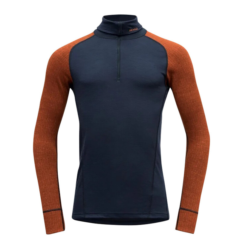 Tričko Devold DUO ACTIVE MERINO 210 Zip NECK MAN