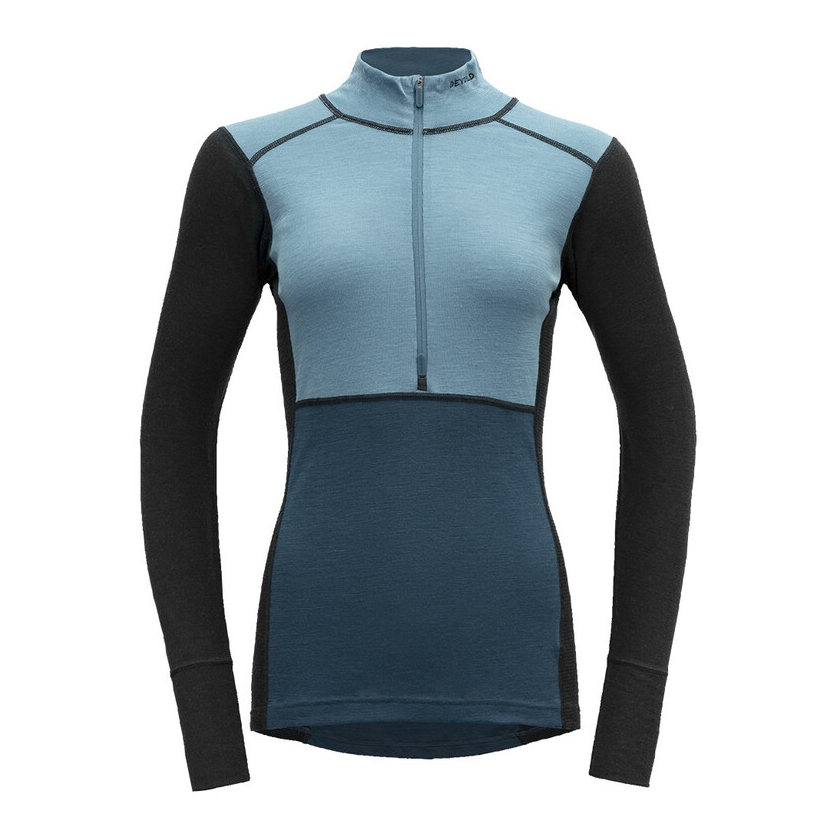 Tričko Devold LAUPAREN MERINO 190 ZIP NECK women