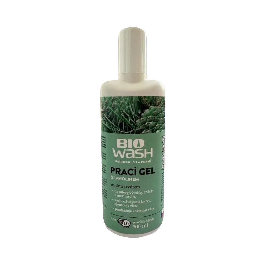 Bio Wash Čistiaci prostriedok Washing gel with Cedar for wool 300 ml