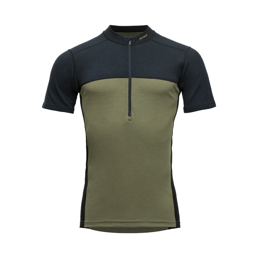 Tričko Devold LAUPAREN MERINO 190 ZIP TEE MAN