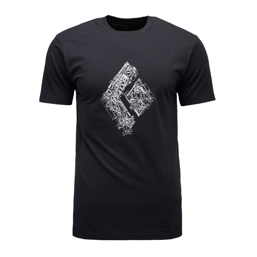 Tričko Black Diamond Men ENGINEERED DIAMOND SS TEE