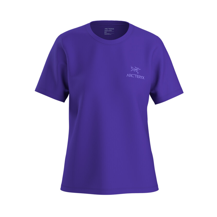 Tričko Arcteryx Kragg SL Cotton Emblem Crew SS Women