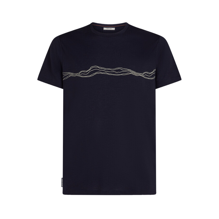 Tričko Icebreaker 150 TechLite SS Tee Menounta Pulse