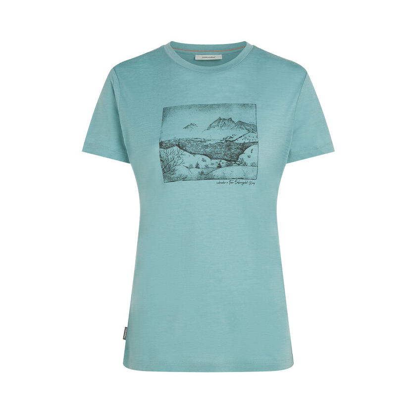 Tričko Icebreaker Women 150 Tech Lite SS Tee Lake View