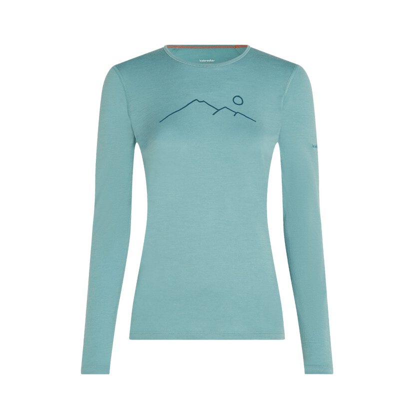 Tričko Icebreaker Women 200 Oasis LS Crewe Rainer Ridge