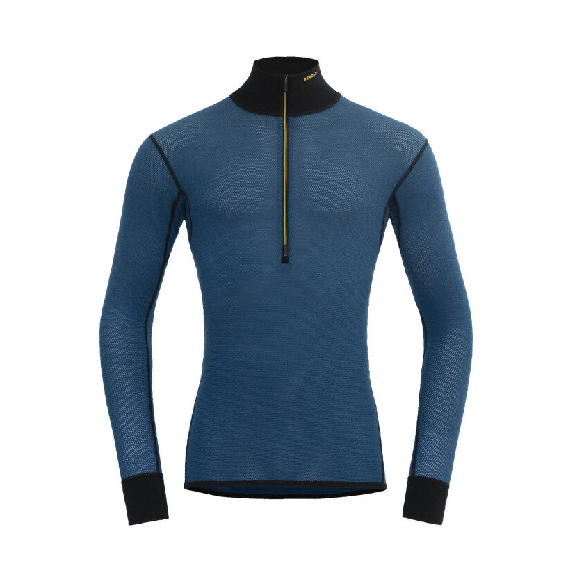 Tričko Devold WOOL MESH 190 ZIP NECK MAN