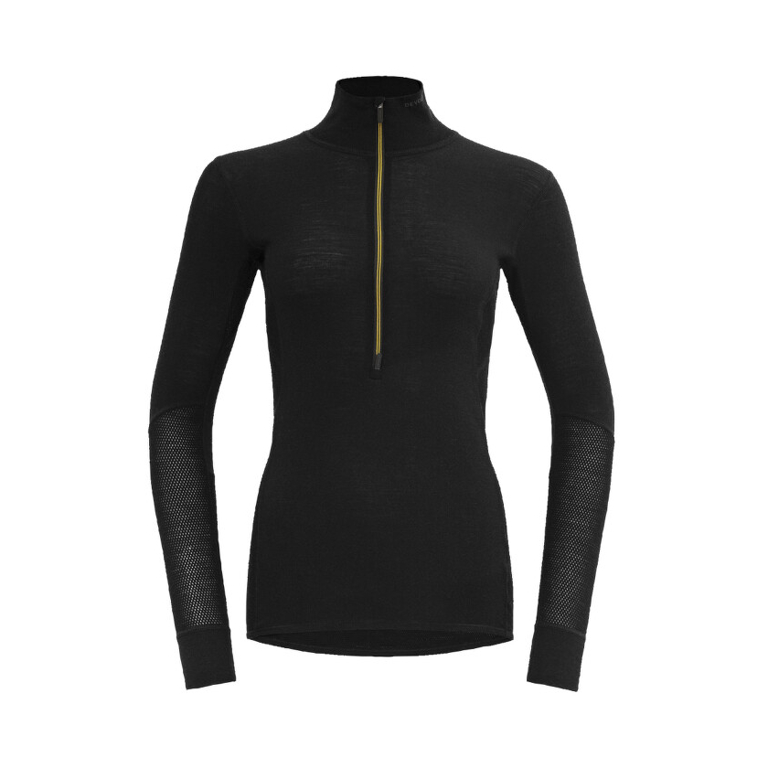 Tričko Devold WOOL MESH 190 ZIP NECK women