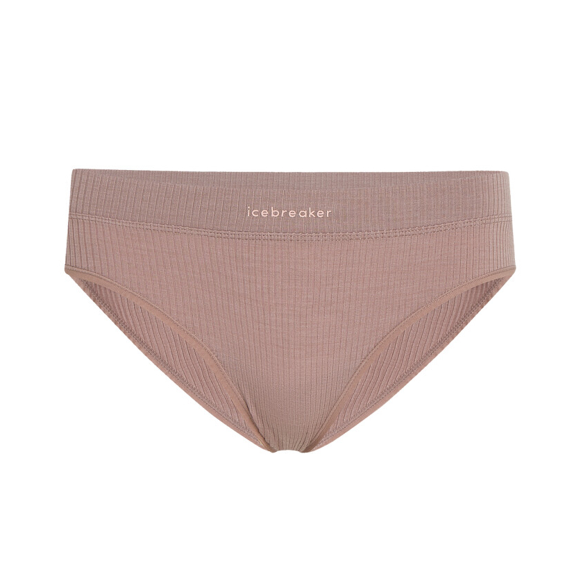 Nohavičky Icebreaker Women Rib Lotus Hipster