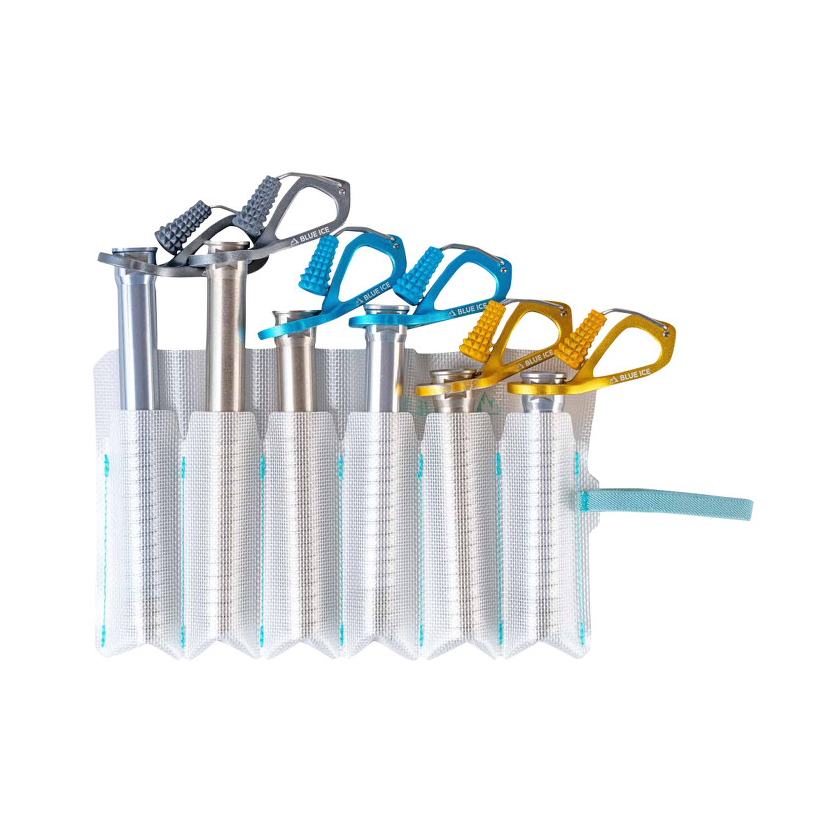 Obal na skrutky Blue Ice Rollup Ice Screw Holder