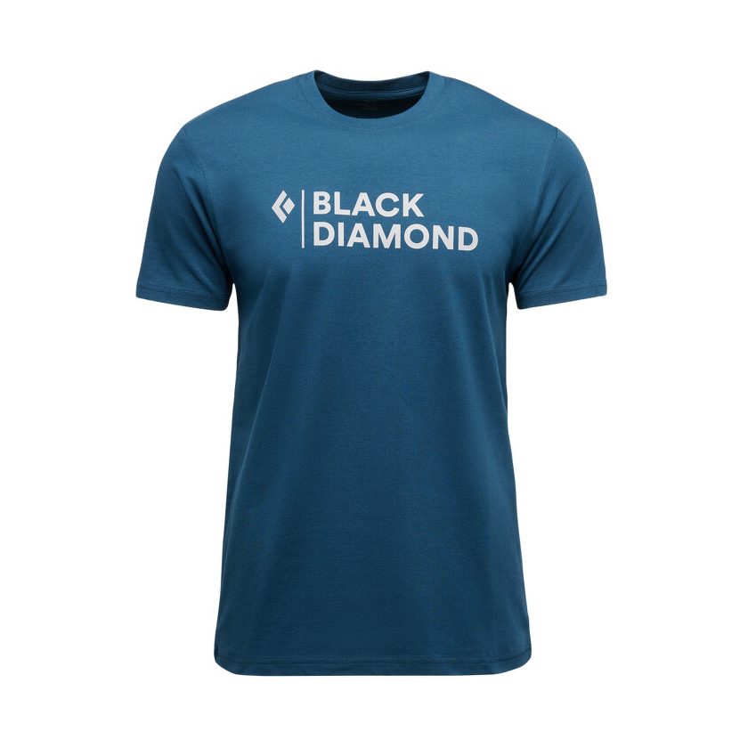 Tričko Black Diamond Men MINI STACKED SS TEE