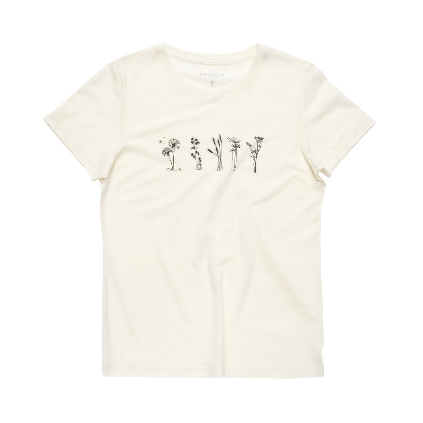 Tričko Devold CLASSIC FLOWERS TEE Women
