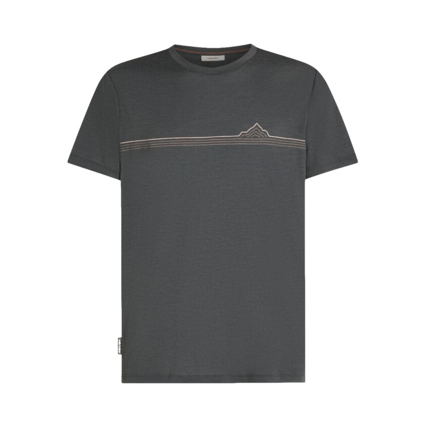 Tričko Icebreaker Men Merino 150 Tech Lite SS Tee Range Stripes