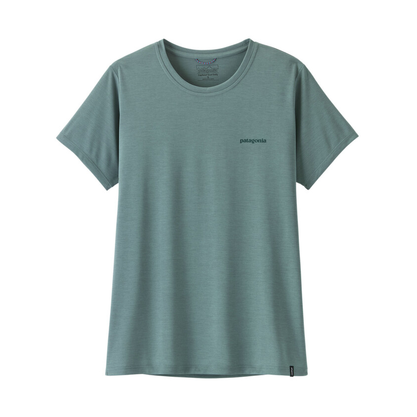 Tričko Patagonia Womens Cap Cool Daily Shirt - Boardshort Logo
