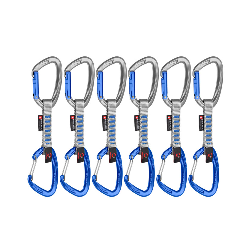 Expreska komplet Mammut Crag Keylock Wire 10 cm Indicator 6-Pack Quickdraws