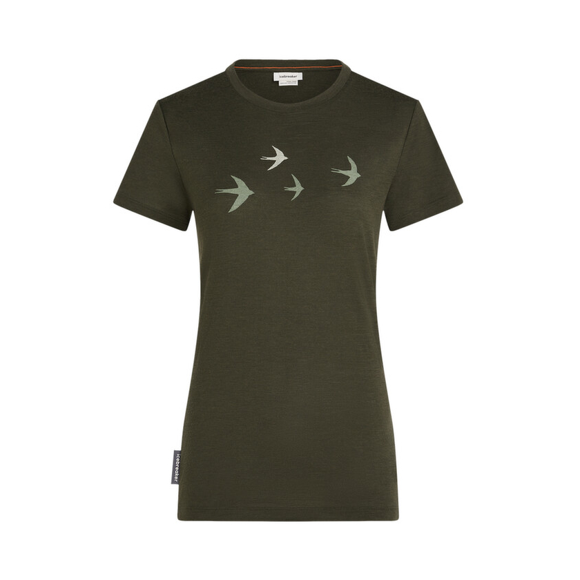 Tričko krátky rukáv Icebreaker Women's Merino 150 Tech Lite SS Tee Bird Transit