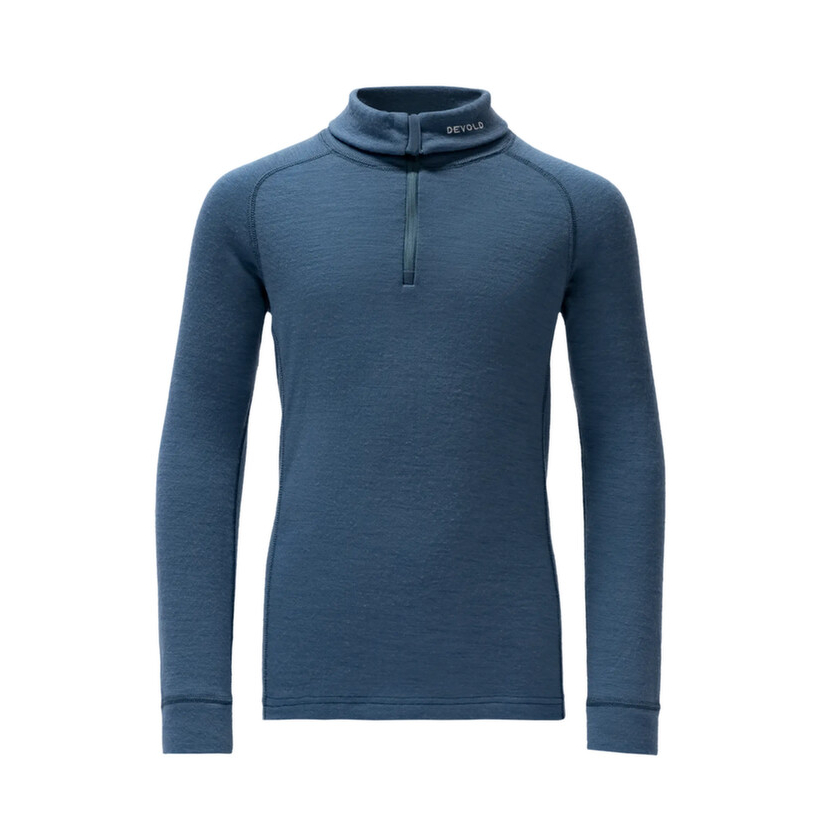 Tričko dlhý rukáv Devold DUO ACTIVE JUNIOR ZIP NECK