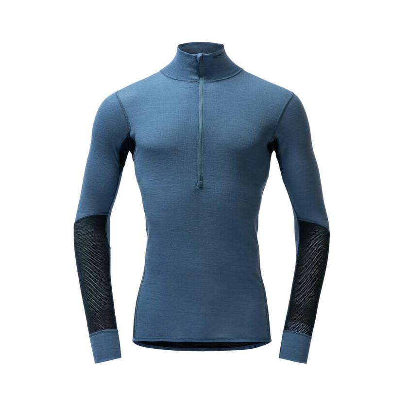Tričko dlhý rukáv Devold WOOL MESH 190 ZIP NECK Men