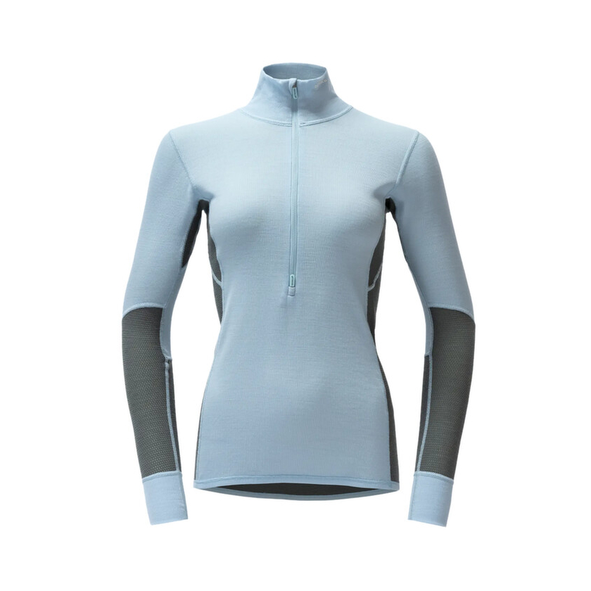Tričko dlhý rukáv Devold WOOL MESH 190 ZIP NECK Women