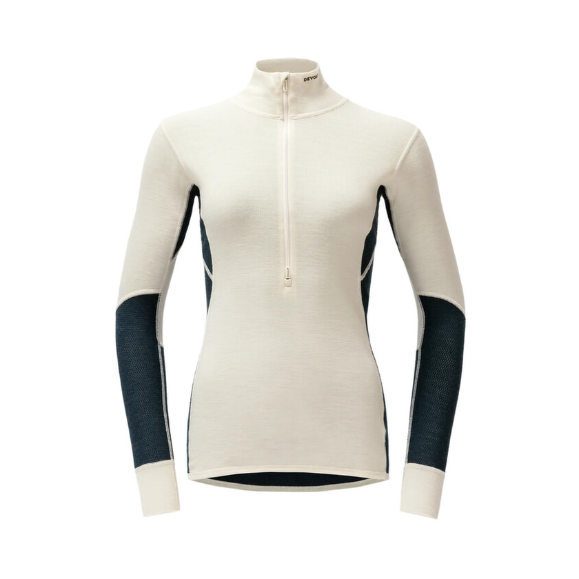 Tričko dlhý rukáv Devold WOOL MESH 190 ZIP NECK Women