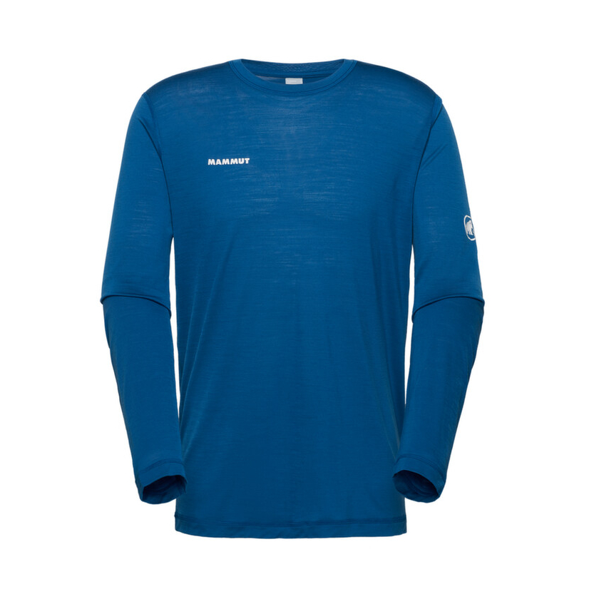Tričko dlhý rukáv Mammut Tree Wool FL Longsleeve Men