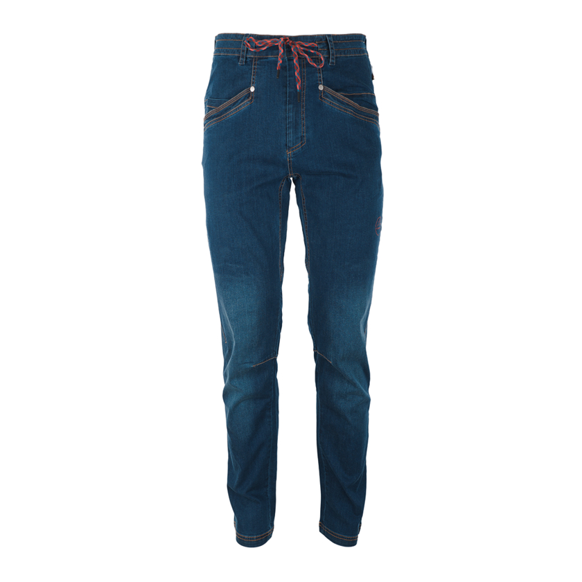 Nohavice La Sportiva Dawn Wall Jeans Men Jeans/Brick