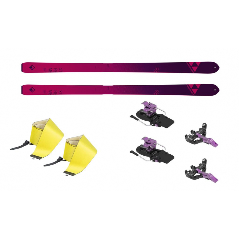 SET Fischer X-treme 82 W+VIAZANIE ATK Crest+PÁSY Fischer