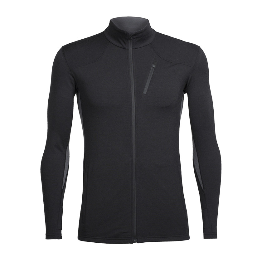 Mikina Icebreaker Mens Fluid Zone LS Zip